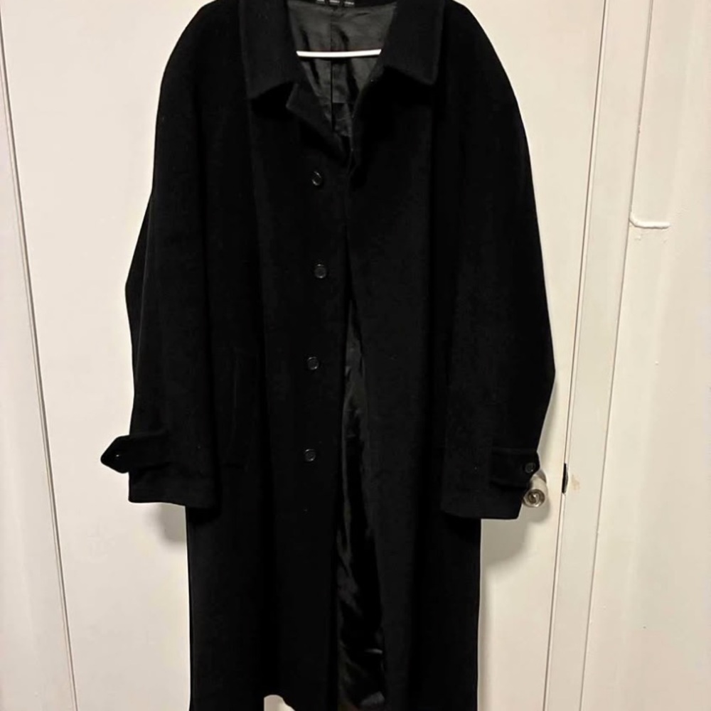 SOLD - Ralph Lauren Black Wool over Coat
